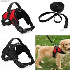 Dog Vest Harness Collar Set No Pull Adjustable for Small/Medium/Large/XL
