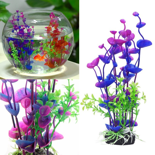 2pcs Seaweed Model Durable Emulational Plastic Fake Aquatic Plants for