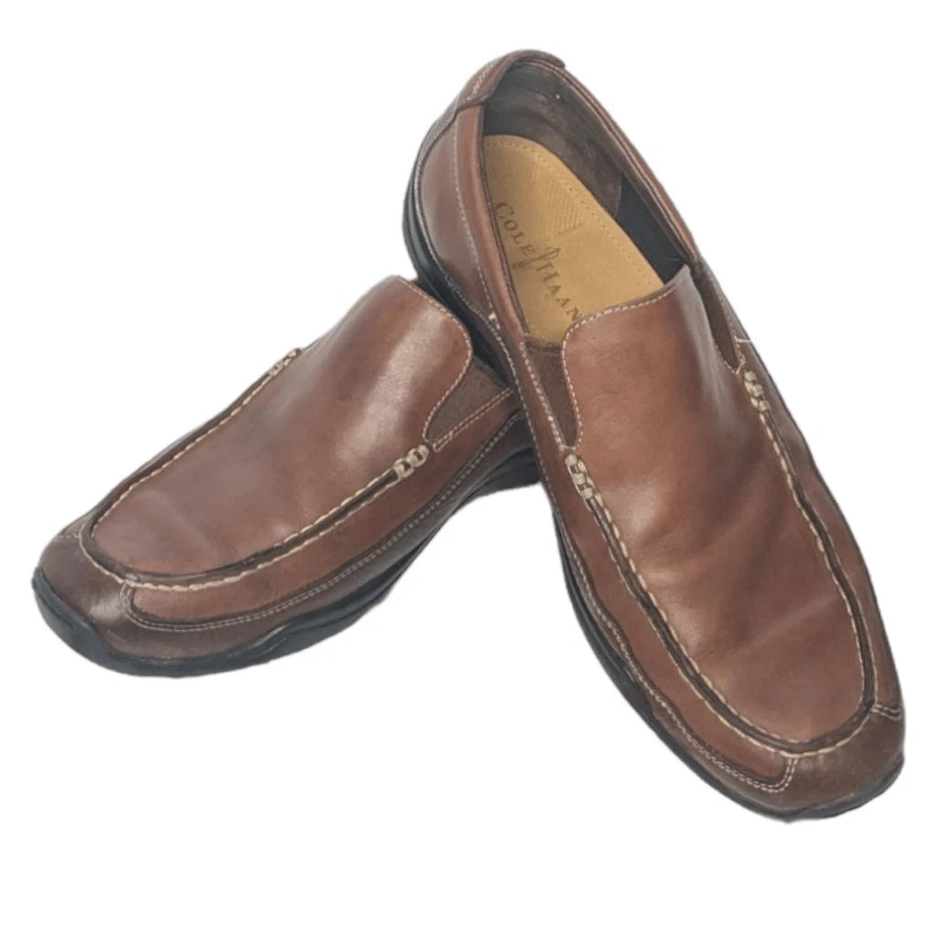 Mocassino Cole Haan Nikeair da uomo 10 scarpe comode slip on mocassino in pelle