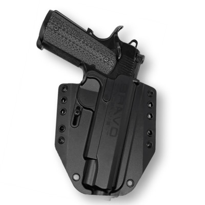 Bravo Concealment: OWB Gun Holster for 1911 Kimber 5'' (non-rail) .45acp
