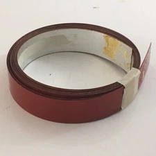 2 Vintage MIJ Japan Red Bass Hoop Batter Wrap Resonant 22” Kick Drum Inlay Strip