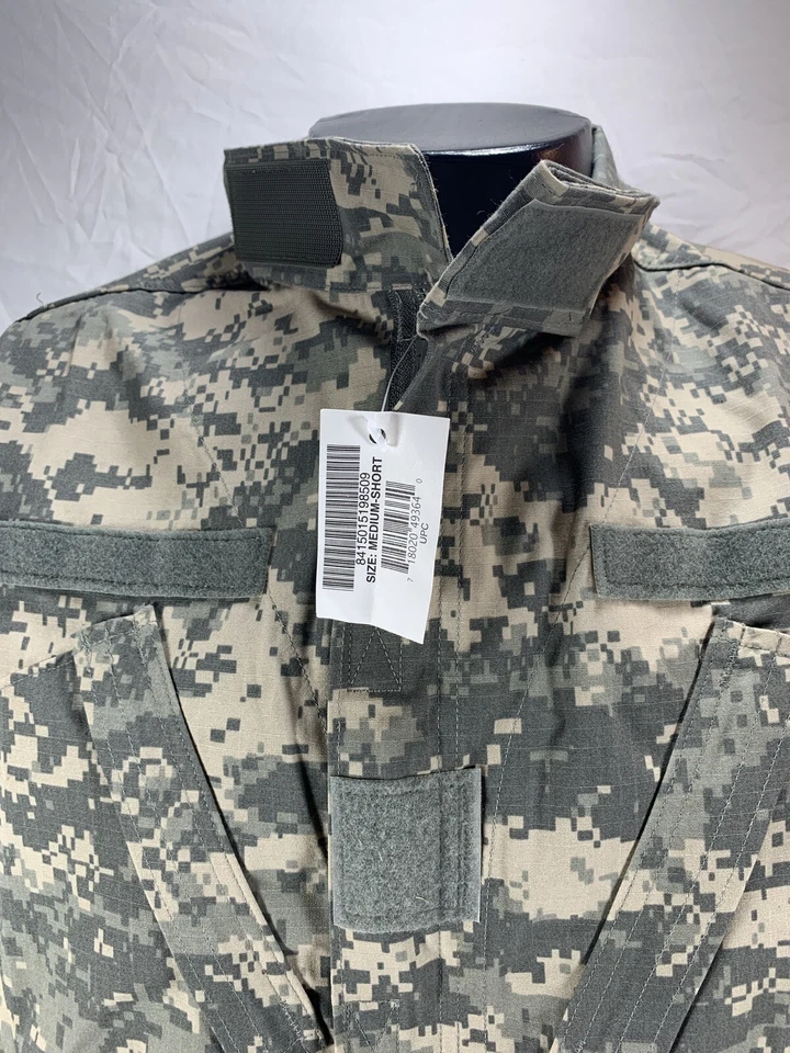Military Digital Camo ARMY COMBAT UNIFORM ACU JACKET COAT Various Size NEW w TAG - Image 3 of 4