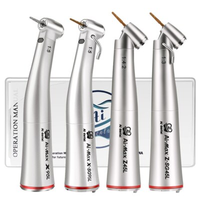 Dental Rot 1:5 LED Winkelstück Red Contra Angle Inner Wasser Surgical Handpiece