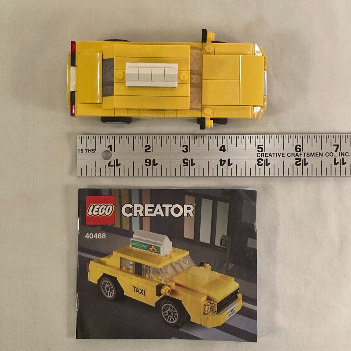 LEGO CREATOR: Yellow Taxi (40468) with Manual *Complete* | eBay