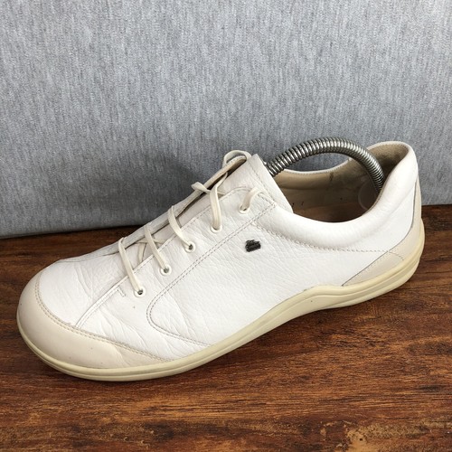 Finn Comfort Women Size 42 US 11 Sneakers White Leather Lace Up Shoes Germany - Picture 7 of 10