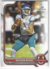2022 Bowman University #55 Grayson McCall RC Coastal Carolina Chanticleers