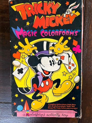 Disney TRICKY MICKEY Mouse Magic Colorforms Toy