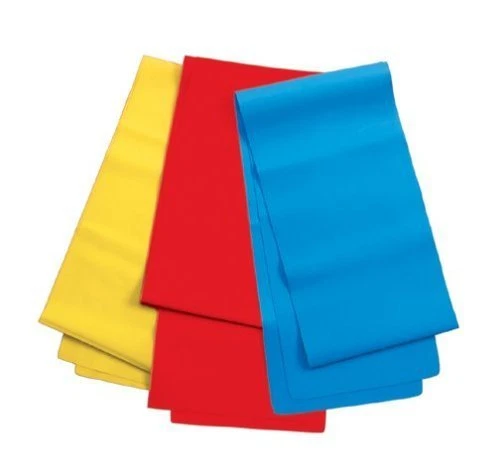 THERAQUATICS Pilates Resistance Band Stretch yoga 3x BANDS flex sprint gym bands Tubing RYB