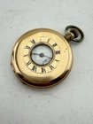 Antique Elgin Gold Filled Hunter Case Pocket Watch Ornate Engraved Working