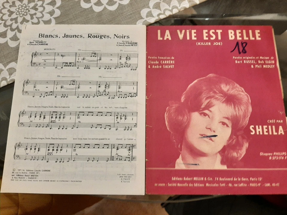 SHEILA LOT DE 2 PARTITIONS - Photo 1/1