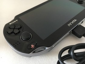 [Near MINT] Sony PS Vita Crystal Black PCH-1000 ZA01 OLED Wi-fi Console