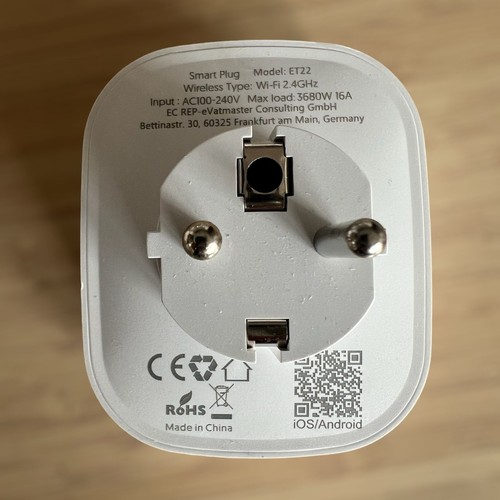 Wlan Smart Steckdose mit Strommessung,für Alexa ,Smart Home WiFi ET22, 4 Stück - Bild 2 von 6