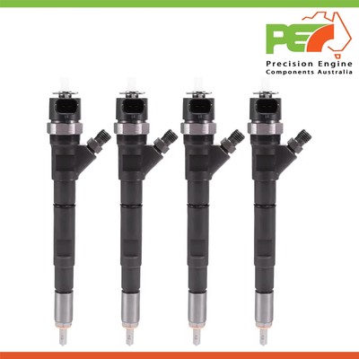 4x New * BOSCH * Fuel Injectors For Hyundai H-1 i-Load Diesel 2.5L D4CB