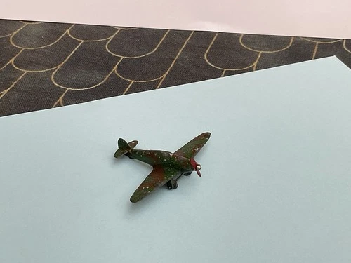 Dinky Toys No.62h .. Hawker Hurricane ..pre War ..vintage..with Under Carriage…