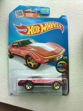 2016 Hot Wheels 58 HW Mild to Wild 3/10 CORVETTE STINGRAY Red w/Gold 5 Spokes