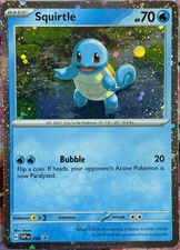 Squirtle Cosmos Holo Black Star Promo - SVP048 - Scarlet & Violet Pokemon 2023