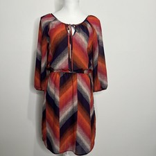 Banana Republic Women’s Size 2 Bright Fall Colors Mini Lined Dress