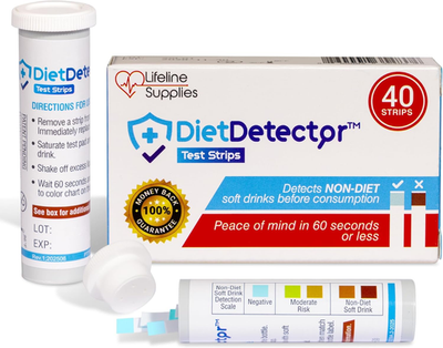#ad Dietdetector Strips Detects Non Diet Soft Drinks before Accidental Consumption $20.11