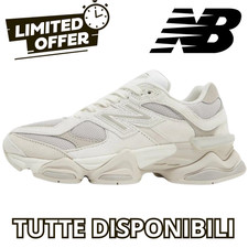 New Balance 9060 White Cream Uomo Donna Originali Sneaker Taglie 36-45 Nuove