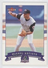 2002 Fleer Tiffany 139/200 Miguel Batista #128 a5h