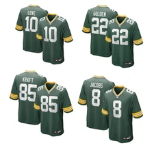 NWT Men's/Youth Packers Limited Jersey 2025 Limited Stitched Game Player Jersey