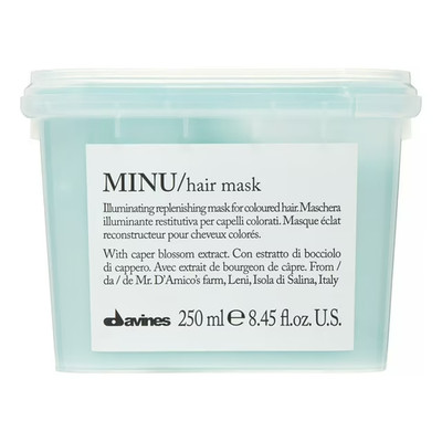 Davines MINU Hair Mask Nourish & Brighten Color Treated Hair Smooth 8.45oz/250ml
