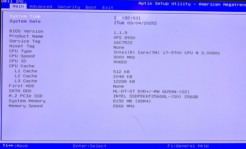 Dell XPS 8930 MT Intel Core i7-9700 3.20GHz 8GB 256GB NVMe Win11 Computer WIFI - Picture 8 of 9