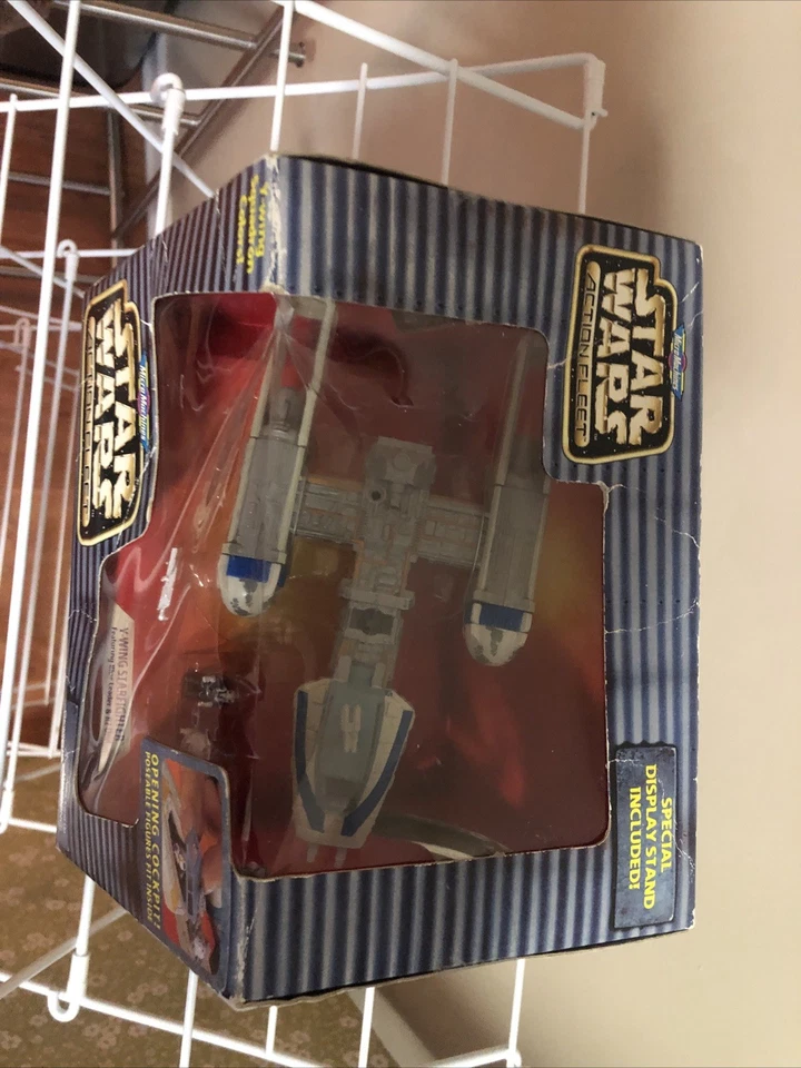 FLOTA DE ACCIÓN STAR WARS LÍDER AZUL ESCUADRÓN DE COMBATE ALA Y COLORES VARIANTE Foto 2 de 4