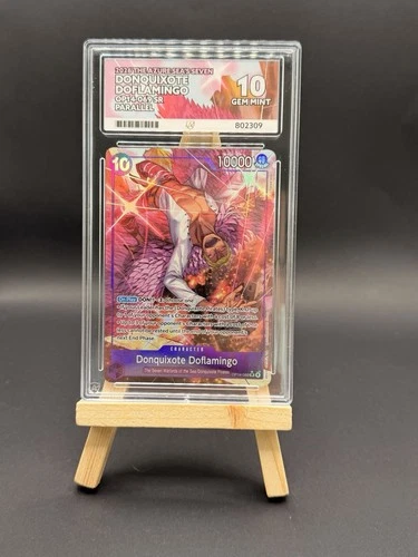 One Piece TCG Donquixote Doflamingo OP14-069 SR Alt Art ACE 10 Perfect Subgrades