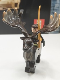 NEW LOTR Elrond with Great Elk Custom Lego Minifigure Lord of Rivendell