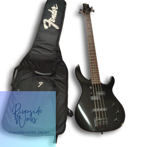 Rare tête assortie basse électrique Squier MB-4 noire - Photo 1/15