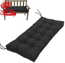 Outdoor Bench Cushion-44X19 Inch Water-Repellent Tufted Porch Swing Cushions ...