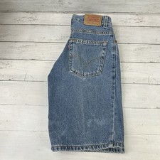 Vintage Y2K Levis Shorts Boys 12 Baggy Loose Denim Casual Retro Skater 28x10"