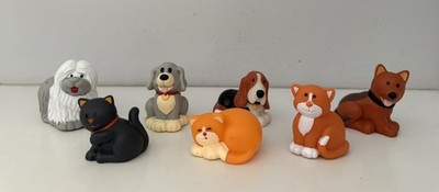 ELC Happyland Haustier Konvolut Katzen & Hunde 7 Figuren