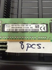 Lot of 8 - SK HYNIX 8GB 1RX4 PC4-2133P-RC0-10-HMA41GR7MFR4N-TF SERVER MEMORY