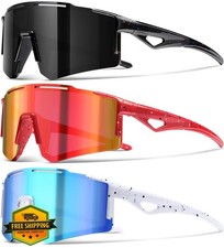 SQOQS Kids Youth Baseball Sunglasses Boys Girls UV400 Sports