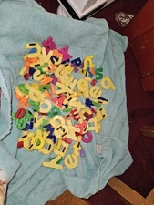 Lot Of 135 Magnetic Refrigerator Letters X Large-Small