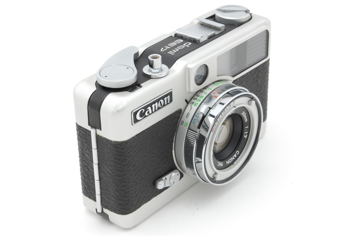 All Works Canon Demi EE17 Half Frame Film Camera 30mm f1.7 JAPAN