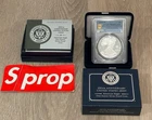 IN-HAND 2025-W American Silver Eagle Proof with Army Privy PCGS PR69DCAM PR69