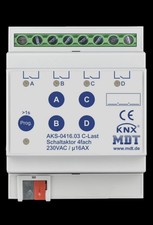 MDT AKS-0416.03 KNX-Schaltaktor Standard 16 A | 4-fach