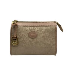 Dooney  Bourke Cream Pebbled Grain Leather Crossbody Bag
