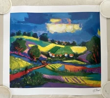 Promenade Apres l’Orage 2021 Lithograph By Jean-Claude Picot