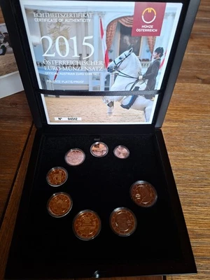 KMS Österreich 2015 PP Kursmünzensatz Proof Set - Bild 1 von 3