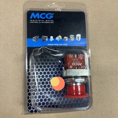 MCG MCG223003 IMS: 0291-3117 22/30mm Red Mushroom Button Pull Release W/Contact