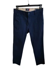 Dockers Fit Smart 360 Flex Chino Pants Mens Size 30X30 Slim Fit Navy Blue 