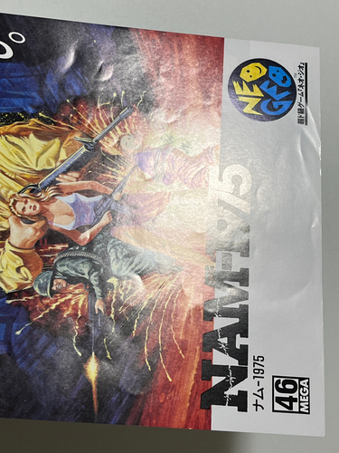 NAM-1975 SNK Neo Geo MVS Arcade Flyer Japón - Imagen 4 de 6