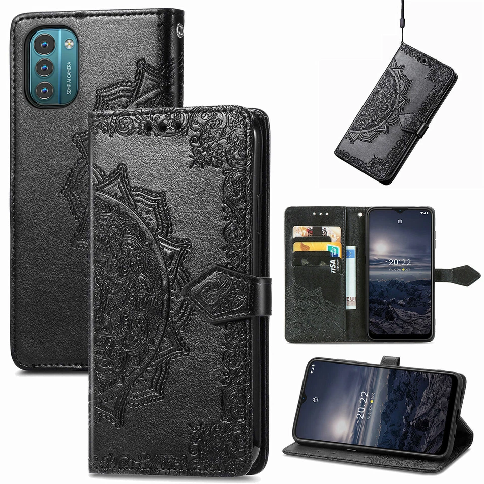 Funda para teléfono TCL A3 A3X 20 XE 30 V 30 XL STYLUS 30Z LE de cuero abatible Foto 3 de 4