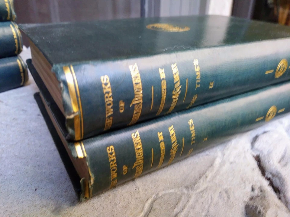 Charles Dickens - 52 Volume Set - Household Edition 1862 - 1866 Sheldon and Co Foto 4 de 4