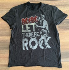 AC/DC Let There Be Rock Vintage-Style Shirt Youth Large