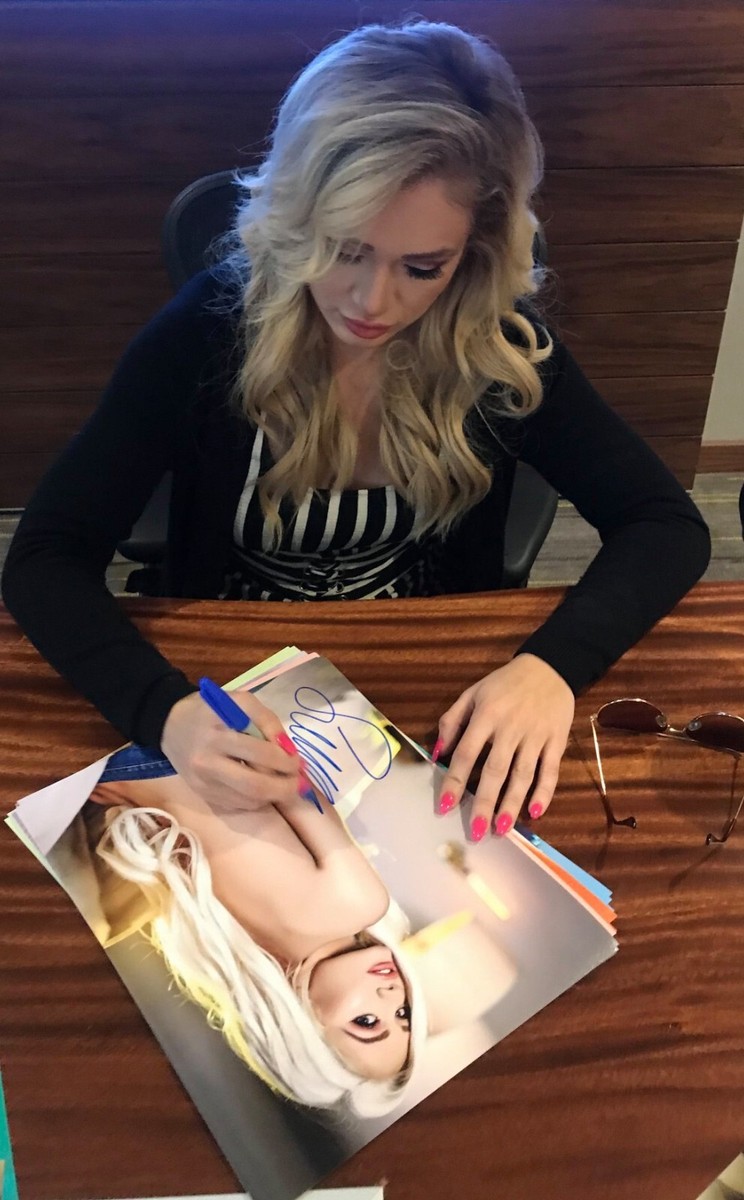 Scarlett Bordeaux Signed 11x14 Photo BAS COA WWE NXT ROH TNA Lucha